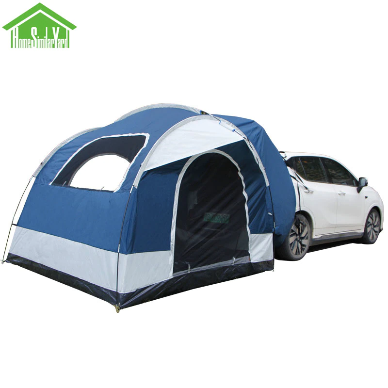 Cheap Goat Tents Tienda Oxford 210D para acampar al aire libre, toldo de maletero trasero para coche, senderismo, sombrilla para 4 personas, impermeable, para viaje por carretera